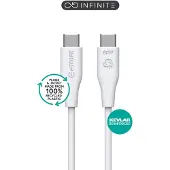 ESTUFF ES604270 câble USB USB 2.0 2 m USB C 60 W Blanc