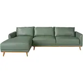 ANGEL CERDA SL Angel Cerdá Canapé-lit gauche en cuir vert 6200