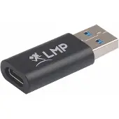 LMP 18985 changeur de genre de câble USB-C USB-A Noir
