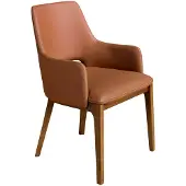 ANGEL CERDA SL Chaise Angel Cerdá en éco-cuir marron 4157