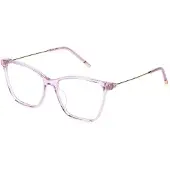 Furla Lunettes de Vue - - VFU635 - Acétate - Shiny transparent lilac - Femme 54/15/140