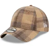 New Era 9twenty Strapback Cap - Melton Check Beige
