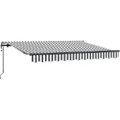 vidaXL , store enroulable anthracite, 350 x 200 cm, tissu