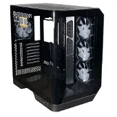 Darkflash DC-DY570-B-ES1, Tour complète, PC, Noir, ATX, EATX, Micro ATX, Mini-ITX, 3x 120 mm, 1x 120 mm