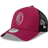 New Era A-Frame Trucker Cap - Ac Milan Ruby