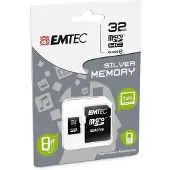 Emtec Mini Jumbo Super - Carte mémoire flash (adaptateur microSDHC - SD inclus(e)) - 32 Go - Class 4 - micro SDHC