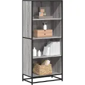 vidaXL Bibliothèque sonoma gris 60x35x139 cm bois d'ingénierie