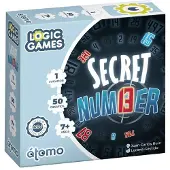Atomo Games Jeu de cartes Secret Number d', transparent, pour enfants, transparent, taille unique