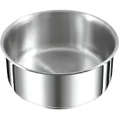 Tefal Casserole acier inoxydable 16 cm gris - - L8982804 - ingenio préférence