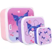 Hello Kitty Sanrio Snackbox Set Kuromi Fresh Bites, Lunch box, Multicolore