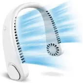 Generique Ventilateur de cou portable sans pales (blanc) XXF