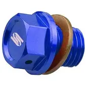 Scar Bouchon de vidange magnétique bleu
