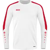 Jako Power Sweat Hommes - Blanc / Rouge