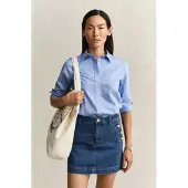 Gant Regular Fit Poplin Long Sleeve Shirt Bleu 38 Femme