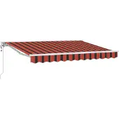 vidaXL Cadre de store orange et noir 250 x 200 cm