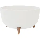 Siena Garden Pots de plantation OSLO STRIPE crème RAYÉE, 47 x 26.5 cm (47 x 47 x 26.50 cm)