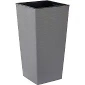Siena Garden Pots de plantation NICE GROOVE effet RAINURE, 35 x 35 x 68 cm (35 x 35 x 68 cm)
