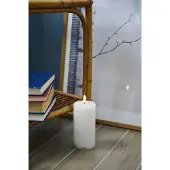 Sirius Home Bougie LED Sille Exclusive 7,5 cm x 15 cm, blanche (1x)