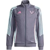 Adidas Messi Tracksuit Jacket Gris,Violet 11-12 Years Enfants