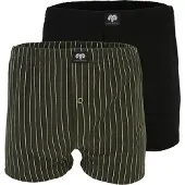 Ceceba Boxers vert foncé / noir / blanc