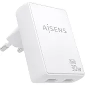Aisens ASCH-30W2P075-W, Intérieur, CA, 20 V, Blanc