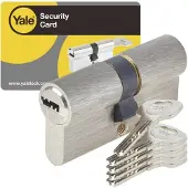 Yale Double cylindre profilé 40 / 40mm (Cylindre profilé double entrée)