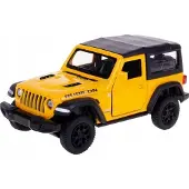 Daffi Modèle réduit 1:35 RMZ Jeep Wrangler Rubicon 2021 - Soft Top, żółty
