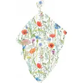 Texpol 90361-BAMBOO-LINEN SHEET 65X65CM POLISH MEADOW