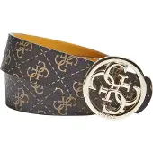 GUESS Femmes, Ceinture, Ceinture en similicuir, Marron, (S)