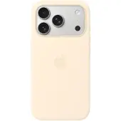 Apple Coque en silicone avec MagSafe pour iPhone 17 Pro - Vanilla