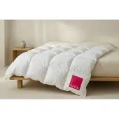 HANSKRUCHEN GmbH HANSKRUCHEN Rubin couette en duvet 155x220 cm chaude 100% duvet lavable pour personnes allergiques couette d'hiver respirante blanche