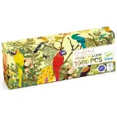 Djeco Puzzle Gallery Peaceful birds 1000 Teile (1000 pièces)