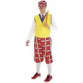 Creaciones Llopis Golf Player Costume Jaune L Enfants