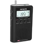 Aiwa RSD-45BK, Voyage, AM, FM, LCD, 3,5 mm, Noir, Défilement