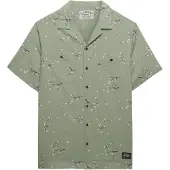 Superdry Printed Beach Short Sleeve Shirt Vert S Homme
