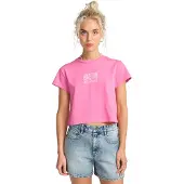 Billabong T-shirt 'Holiday Soon' rose clair / blanc