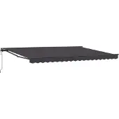 vidaXL Store électrique rétractable, anthracite, 4 × 3,5 m