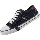 Mustang Herren Canvas Sneaker Blau