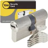 Yale Double cylindre profilé 35 / 35mm (Cylindre profilé double entrée)