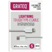 GRATEQ Mfi Lightning USB-C Cable 1m Pd W (1 m)