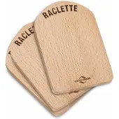 Küchenprofi Planche à raclette en bois 4 pièces