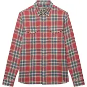 Superdry Chemise 'The Merchant Store' beige clair / marine / jaune clair / rouge clair