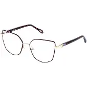 Just cavalli Lunettes de Vue VJC134 55/17/140 Oro chiaro c/parti colorate lucido Metallo WOMAN VJC134