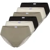 Schiesser Slip ' Modern ' crème / jade / noir