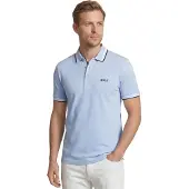 BOSS T-Shirt 'Paddy' bleu marine / bleu clair / blanc