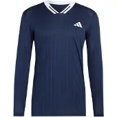 Adidas T-Shirt fonctionnel bleu marine / blanc