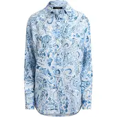 Ralph Lauren Chemise WOVEN-SPORT SHIRT-SHIRT femmes - Bleu - EU S