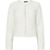 Pieces Gilet PCBONNIE LS CARDIGAN femmes - Blanc - EU XL