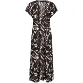 ONLY Robe-chemise 'ONLNOVA MOLLIE' marron / noir / blanc
