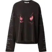Weekday T-shirt 'Danya' jaune clair / rouge / noir / blanc